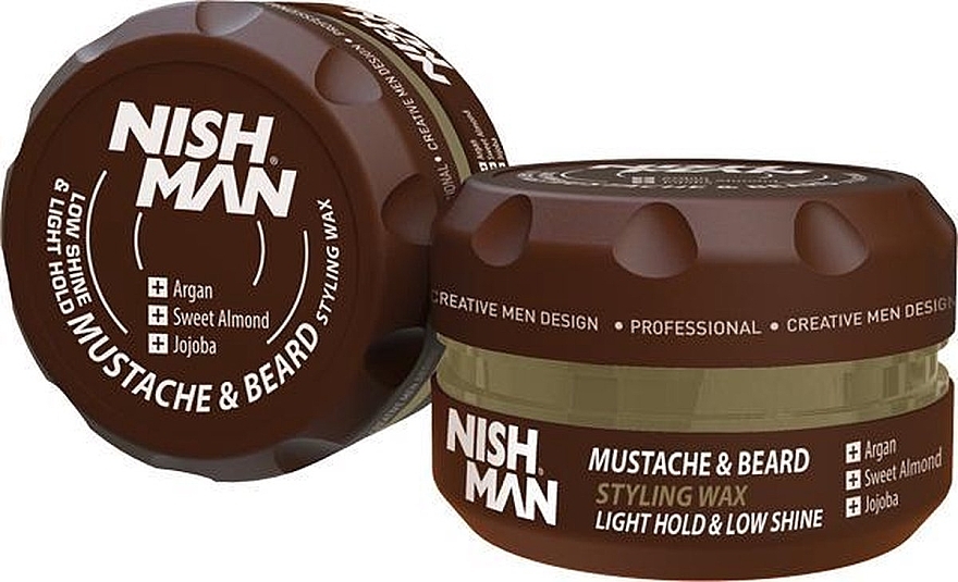 Beard & Mustache Styling Balm - Nishman Beard & Mustache Styling Balm — photo N1