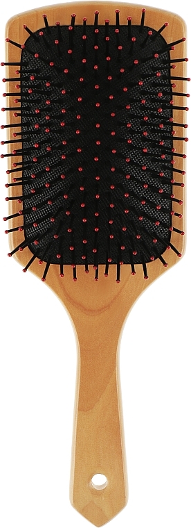 Massage Brush with Wooden Handle and Plastic Teeth - Vero Professional — photo N2