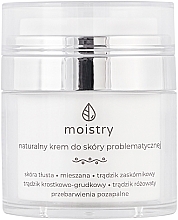 Fragrances, Perfumes, Cosmetics Natural Cream for Problematic Skin - Moistry