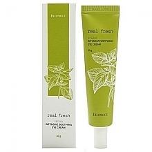 Fragrances, Perfumes, Cosmetics Eye Cream - Deoproce Real Fresh Vegan Intensive Soothing Eye Cream