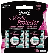 Fragrances, Perfumes, Cosmetics Shaving Cartridge Refill, 10 pcs - Wilkinson Sword Lady Protector