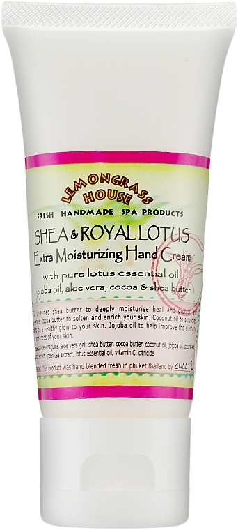 Hand Cream with Shea Butter & Royal Lotus - Lemongrass House Shea&Royal Lotus Hand Cream — photo N4