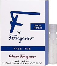 Fragrances, Perfumes, Cosmetics Salvatore Ferragamo F by Ferragamo Pour Homme Free Time - Eau de Toilette (sample)