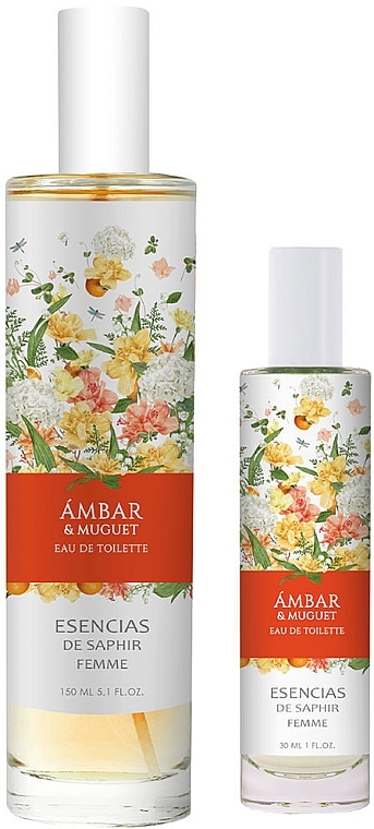 Saphir Parfums Flowers de Saphir Ambar & Muguet - Set (edt/150ml + edt/30ml) — photo N1
