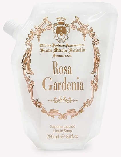 Santa Maria Novella Rosa Gardenia - Liquid Soap (doypack) — photo N1