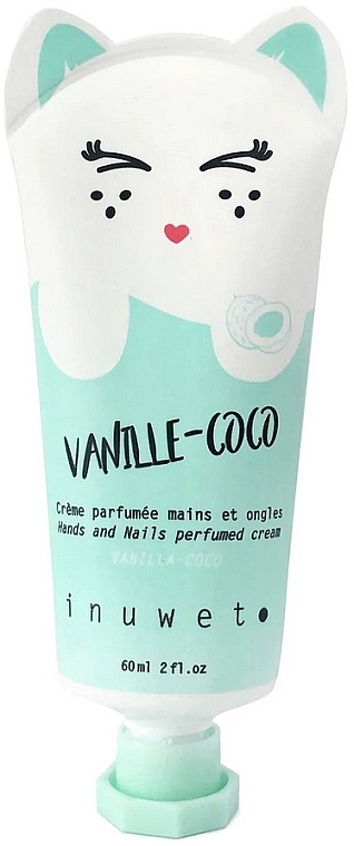 Vanilla & Coconut Hand Cream - Inuwet Little Cat Hand Cream Vanilla Coco — photo N1