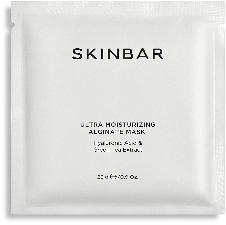 Hydrating Alginate Mask with Hyaluronic Acid & Green Tea Extract - SKINBAR Hyaluronic Acid & Green Tea Extract Alginate Mask — photo N1