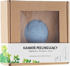 Fragrances, Perfumes, Cosmetics Natural Face Scrubbing Stone, blue - Pierre de Plaisir Natural Scrubbing Stone Face 