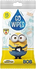 Fragrances, Perfumes, Cosmetics Wet Wipes "Minions", Bob, 15 pcs - Go Wipes