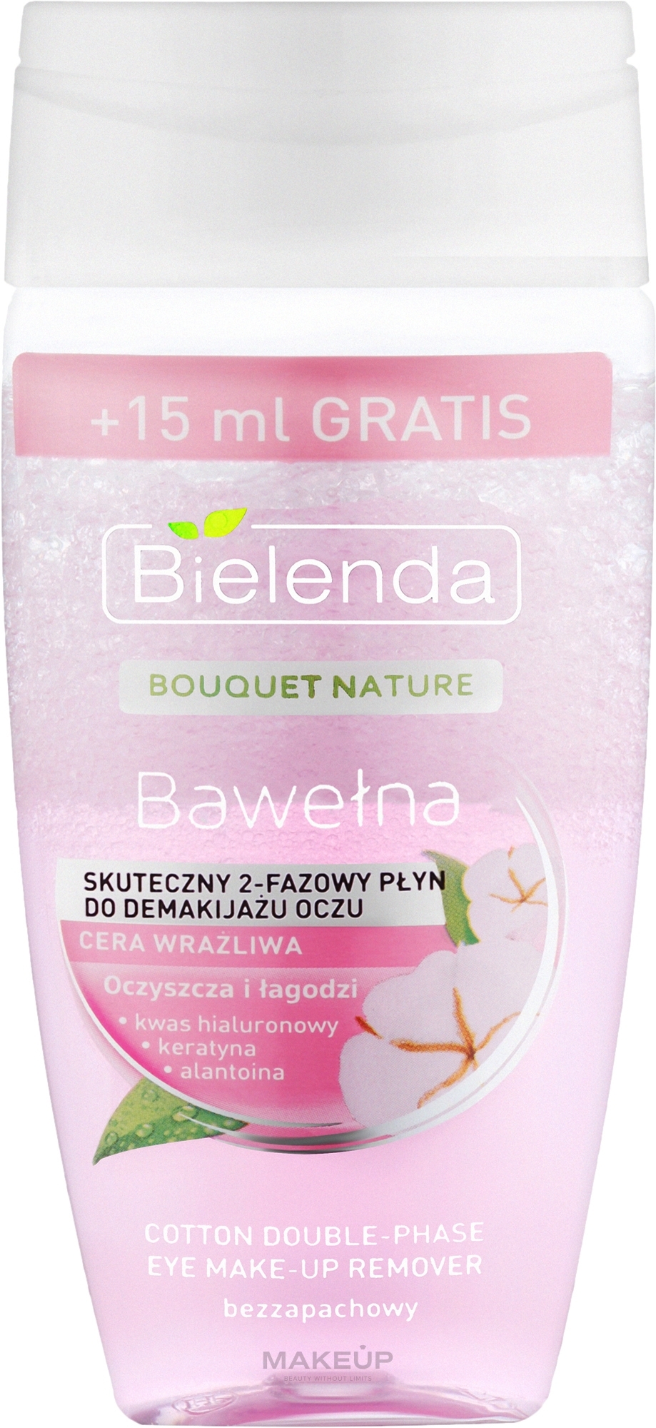 Makeup Remover "Cotton" - Bielenda Bouquet Nature Bawetna — photo 140 ml