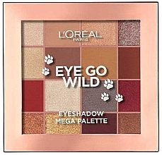 Fragrances, Perfumes, Cosmetics Eyeshadow Palette - L'Oreal Paris Eye Go Wild Eyeshadow Mega Palette