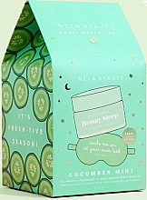 Set - NCLA Beauty Sweet Dreams Cucumber Mint Lip Mask Gift Set (lip mask/15 ml + sleeping mask/1 pc) — photo N1