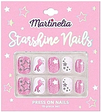 False Nails for Kids - Martinelia Starshine Unicorn Press-On Nail Set — photo N1