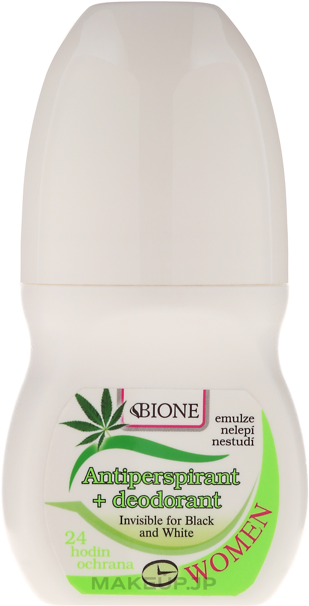 Women Antiperspirant - Bione Cosmetics Antiperspirant + Deodorant Green — photo 80 ml