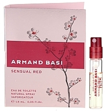 Fragrances, Perfumes, Cosmetics Armand Basi Sensual Red - Eau de Toilette (sample)