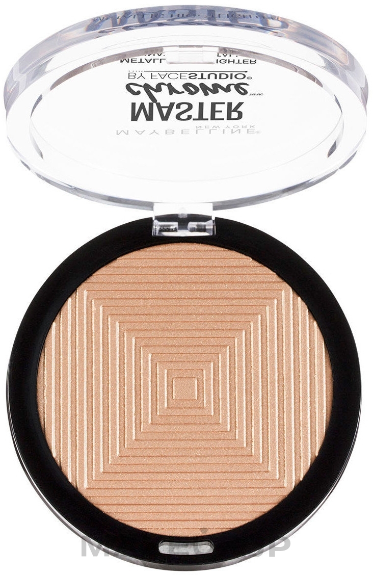 Face Highlighter - Maybelline Face Studio Master Chrome Metallic Highlighter — photo 100 - Molten Gold