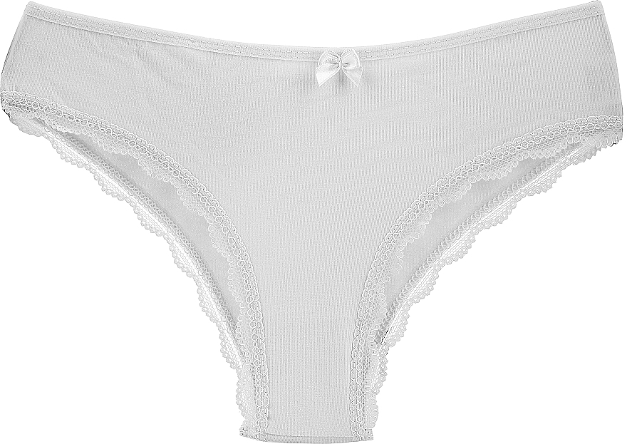 Cotton Brazilian Panties, grey - Moraj — photo N5