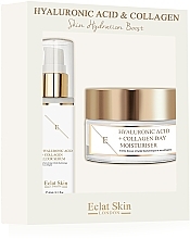 Fragrances, Perfumes, Cosmetics Set - Eclat Skin London Hyaluronic Acid & Collagen (f/cream/50ml + f/ser/60ml)