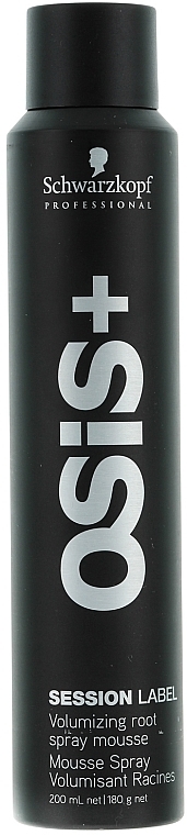 Root Volume Mousse Spray - Schwarzkopf Professional Osis+ Session Label Volumizing Root Spray Mousse — photo N1