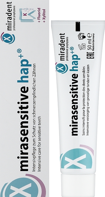 Toothpaste - Miradent Mirasensitive Hap+ — photo N3