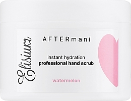 Moisturizing Hand Scrub with Watermelon Scent - Elisium AFTERmani Instant Hydration Professional Hand Scrub Watermelon — photo N1