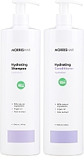 Set - Morris Hair Hydrating Synergy Kit (SHMP/1000ml + cond/1000ml) — photo N2