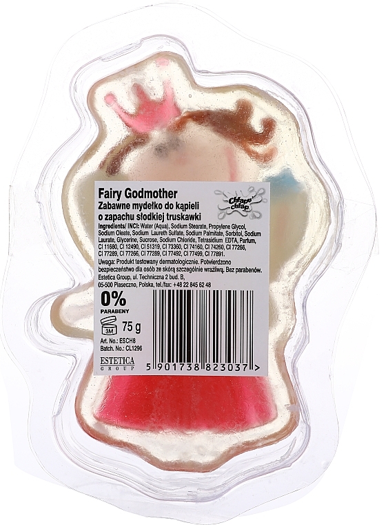 Glycerin Soap "Princess" with Strawberry Scent - Chlapu Chlap Glycerine Soap Princess — photo N2