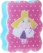 Fragrances, Perfumes, Cosmetics Kids Bath Sponge "Bena and Holly", Holly, pink polka dots - Suavipiel Ben & Holly Bath Sponge