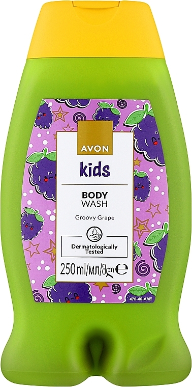 Shower Gel & Bath Lotion, grape - Avon Kids Laughing Grapes Body Wash — photo N1