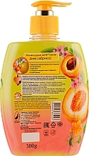 Liquid Gel Soap "Melon & Apricot", polymer bottle - Shik Nectar — photo N16