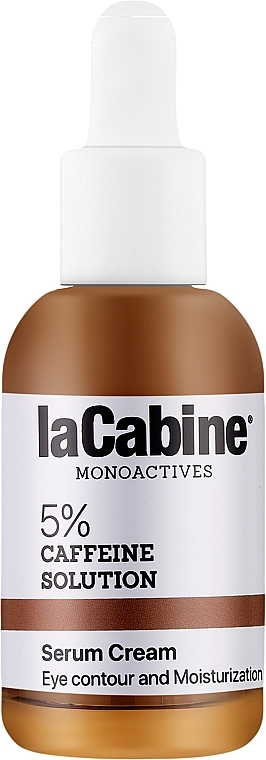 Face Cream-Serum - La Cabine Monoactives 5% Caffeine Solution Serum Cream — photo N1