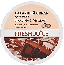 Fragrances, Perfumes, Cosmetics Sugar Body Scrub - Fresh Juice Chocolate and Marzipan