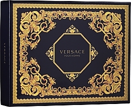 Fragrances, Perfumes, Cosmetics Versace Pour Homme - Set (edt/50ml + show gel/50ml + after shave balm/50ml)