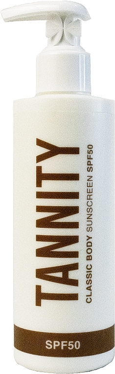 Sunscreen Body Lotion SPF50 - Tannity Body Sunscreen Lotion — photo N1