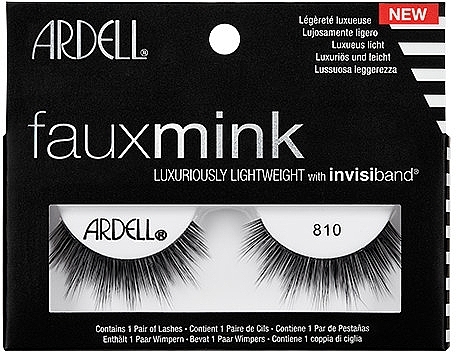 Flase Lashes - Ardell Faux Mink Luxuriously Lightweight 810 — photo N1