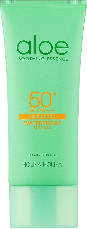 Sunscreen Gel - Holika Holika Aloe Waterproof Sun Gel — photo N1