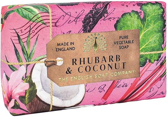 Rhubarb & Coconut Soap - The English Soap Company Anniversary Rhubarb & Coconut Soap — photo N1
