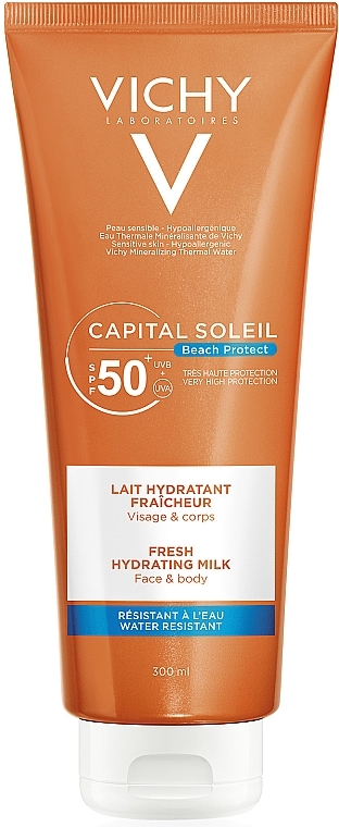 Multifunctional Milk - Vichy Capital Soleil Beach Protect Lait Multi Protection SPF50  — photo N4