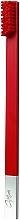 Medium Toothbrush, carmine-red matte with silver cap - Apriori Slim — photo N2