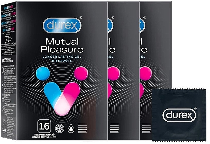 Condoms - Durex Mutual Pleasure 2+1 — photo N1