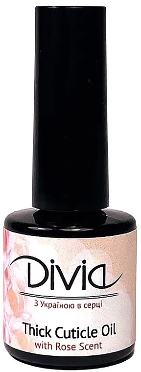 Rose Scented Cuticle Oil - Divia Thick Cuticle Oil Rose Scent — photo N1