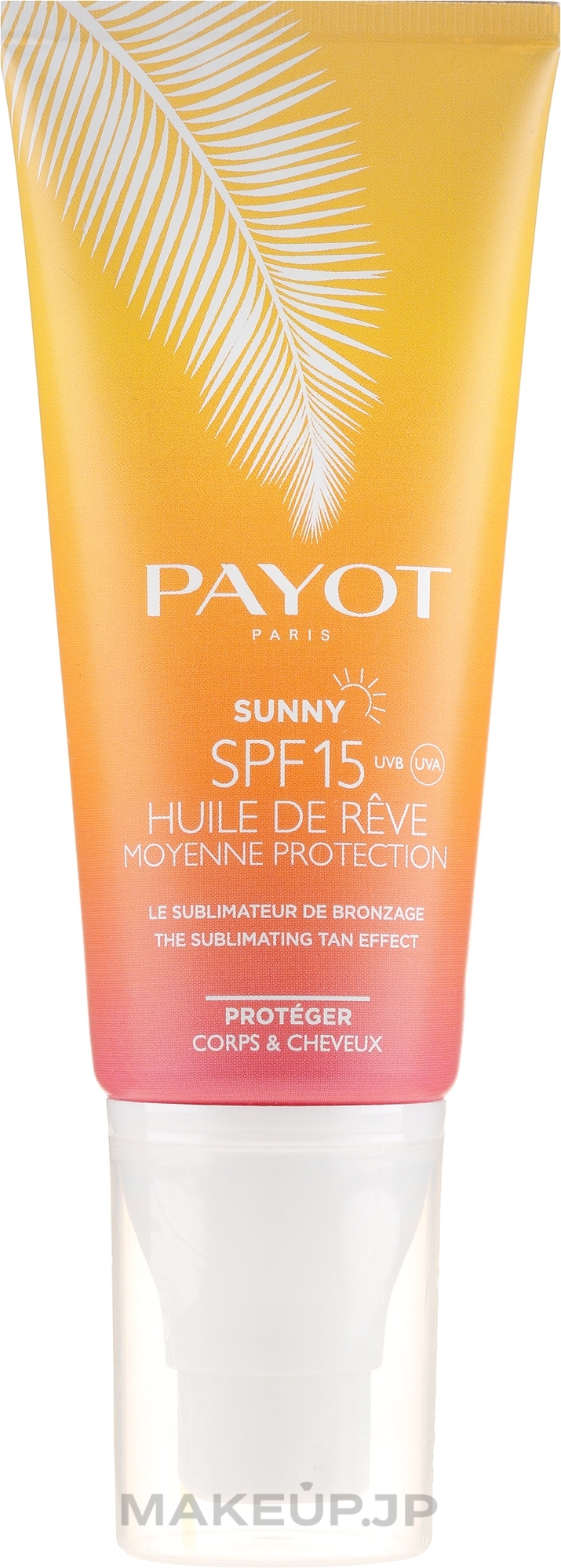 Payot - Sunny The Sublimating Tan Effect Body and Hair SPF 15 — photo 100 ml