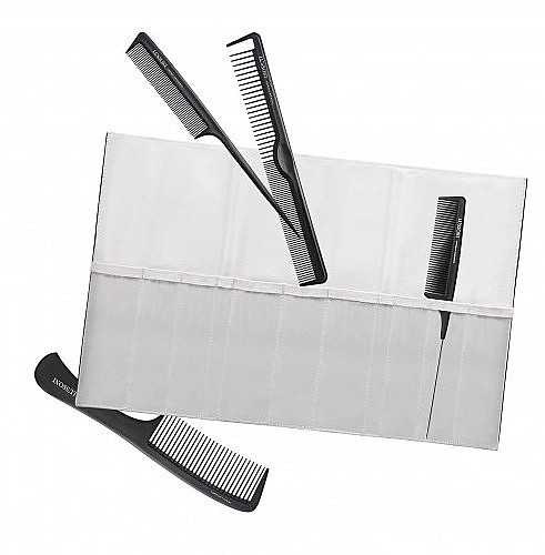 Case with Rubber Band for 9 Hairdresser Combs - Lussoni — photo N2
