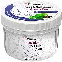 Fragrances, Perfumes, Cosmetics Green Tea Protecting Foot & Nail Cream - Verana Protective Foot & Nail Cream Green Tea