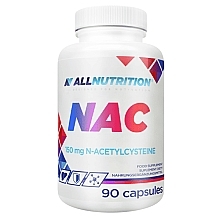 N-Acetyl+L-Cysteine Food Supplement - Allnutrition NAC 90 Caps — photo N1