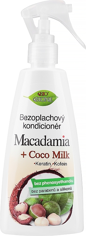 Leave-In Conditioner - Bione Cosmetics Macadamia + Coco Milk — photo N1