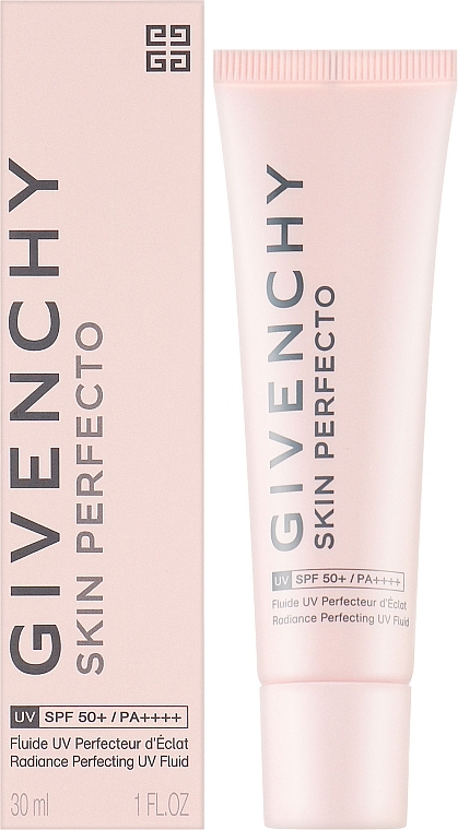 Sunscreen Face Fluid - Givenchy Skin Perfecto Fluid UV SPF 50+ — photo N2