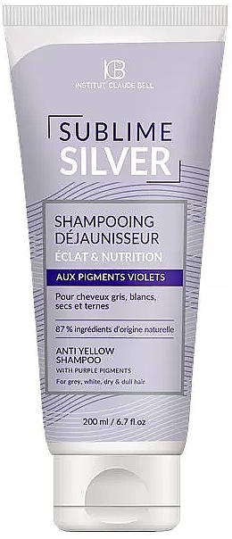 Anti-Yellow Shampoo - Institut Claude Bell Sublime Silver Brightening and Nourishing Anti-Yellow Shampoo — photo N1