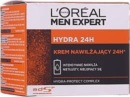Fragrances, Perfumes, Cosmetics Intensive Moisturizing Face Cream - L'Oreal Paris Men Expert Hydra 24h Face Cream