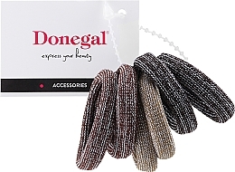 Fragrances, Perfumes, Cosmetics Hair Accessories Set 'Fashion Jewelry' FA-5623, dark brown, brown, mustard - Donegal